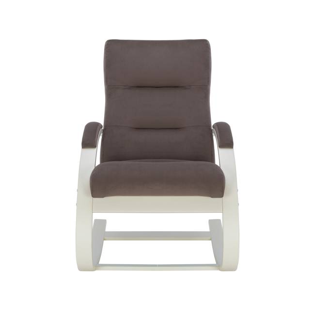 Кресло-качалка Leset Милано Слоновая кость V23 молочный шоколад Кресло-качалка Leset Милано Слоновая кость V23 молочный шоколад