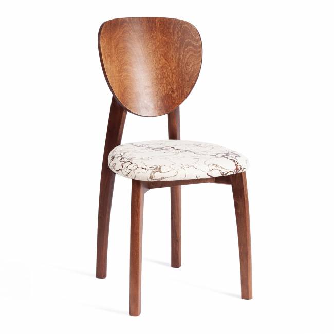 Стул DIAMANTE мягкое сидение / 1 шт. в упаковке бук, 42x42x85см, коричневый, ткань Крекс Айвори коричневый, ткань Крекс Айвори бук