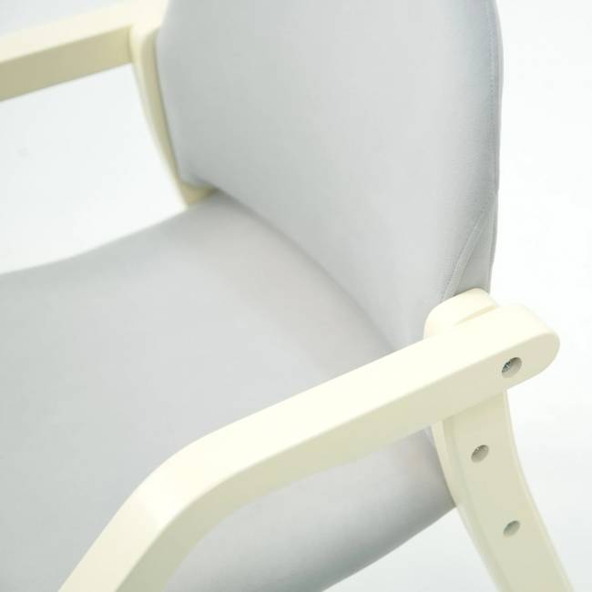 Стул-кресло Джуно 2.0 слоновая кость/серый Стул-кресло Джуно 2.0 слоновая кость/серый