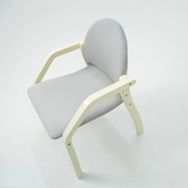 Стул-кресло Джуно 2.0 слоновая кость/серый Стул-кресло Джуно 2.0 слоновая кость/серый