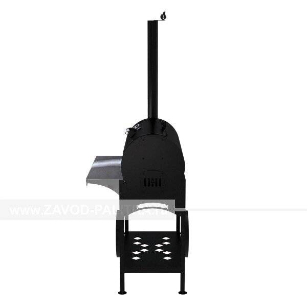 Гриль-Смокер XL, из стали толщиной 5 мм в термостойкой покраске Гриль-Смокер XL, из стали толщиной 5 мм в термостойкой покраске