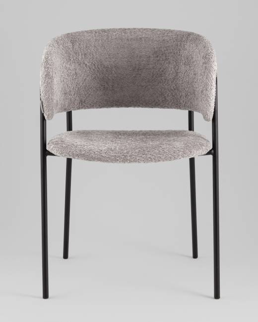 Кресло Нэлли New, букле светло-серый