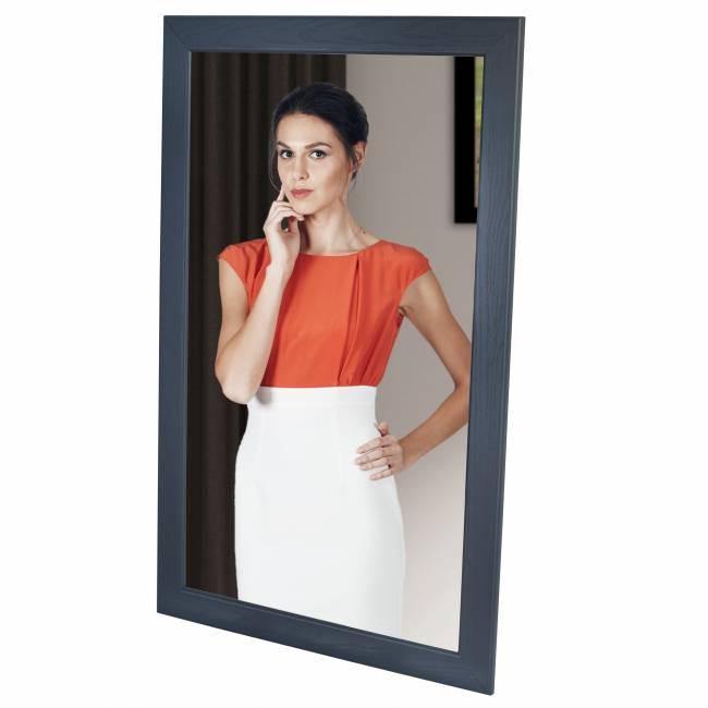 Зеркало навесное Берже 24-105 серый графит 105 см х 65 см Зеркало навесное Берже 24-105 серый графит 105 см х 65 см