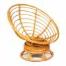 Кресло-качалка PAPASAN/ПАПАСАН w 23/01 B /с подушкой/ 115х78х104 см, Honey (мед), экошерсть Коричневый, 1811-5
