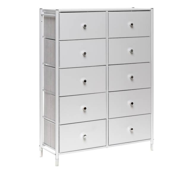 Комод Leset Хайди 10 ящиков Белый Белый
