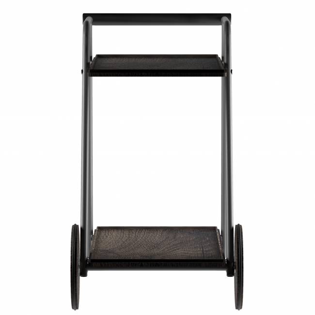 Стол сервировочный Оди металлик/эбеновое дерево/дуб маррон Стол сервировочный Оди металлик/эбеновое дерево/дуб маррон