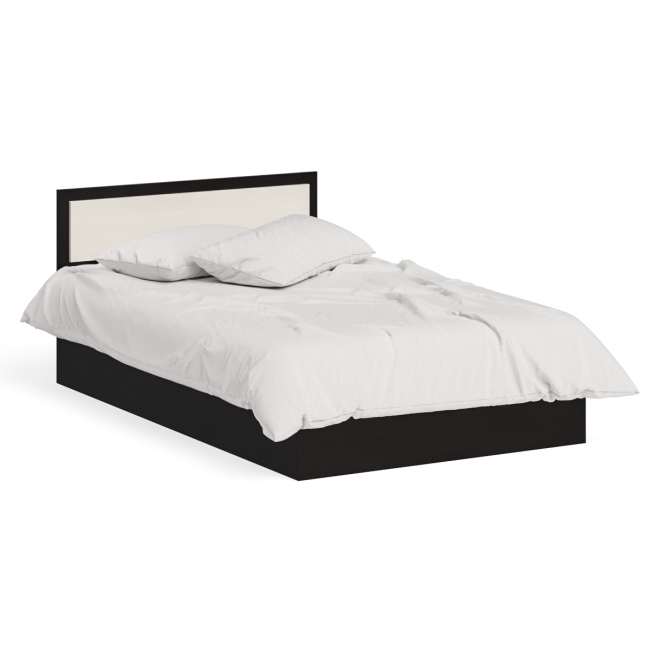 Кровать 1200 с тумбой Фиеста цвет венге/дуб лоредо Кровать 1200 с тумбой Фиеста цвет венге/дуб лоредо