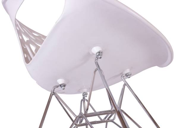 Стул Flor белый, опора металл