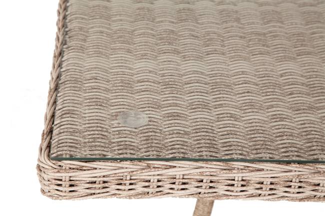 "Латте" плетеный стол из искусственного ротанга 160х90см, цвет бежевый "Латте" плетеный стол из искусственного ротанга 160х90см, цвет бежевый