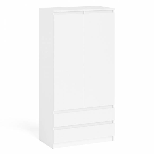 Шкаф-комод два ящика и две дверки Мори МШ900.1 цвет белый Шкаф-комод два ящика и две дверки Мори МШ900.1 цвет белый