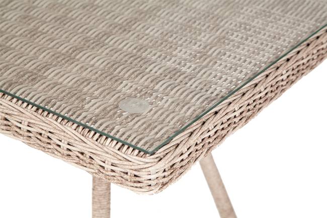 "Айриш" стол плетеный из искусственного ротанга, цвет бежевый "Айриш" стол плетеный из искусственного ротанга, цвет бежевый