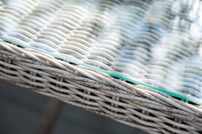 "Айриш" стол плетеный из искусственного ротанга, цвет бежевый "Айриш" стол плетеный из искусственного ротанга, цвет бежевый