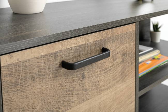 Два комода с ящиком и дверкой и комод с тремя ящиками Трувор цвет дуб гранж песочный/интра Два комода с ящиком и дверкой и комод с тремя ящиками Трувор цвет дуб гранж песочный/интра