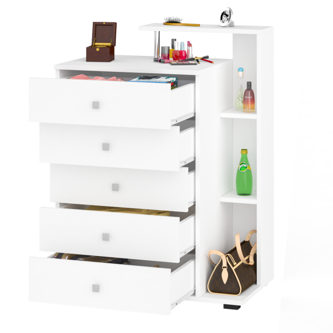 Комод Камелия цвет белый