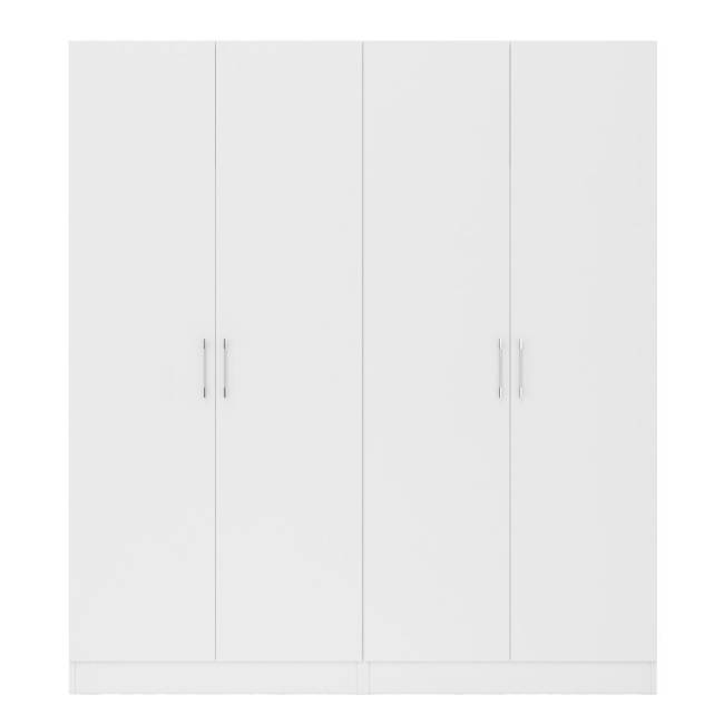 Два 2-х створчатых шкафа для одежды Стандарт цвет белый