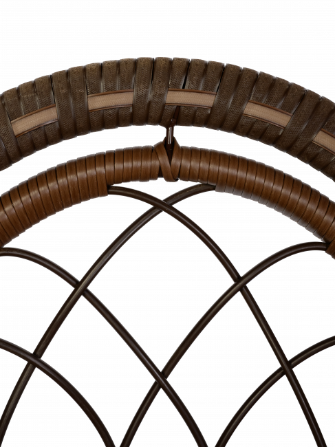 Стул Java (Ява) из искусственного ротанга, орех