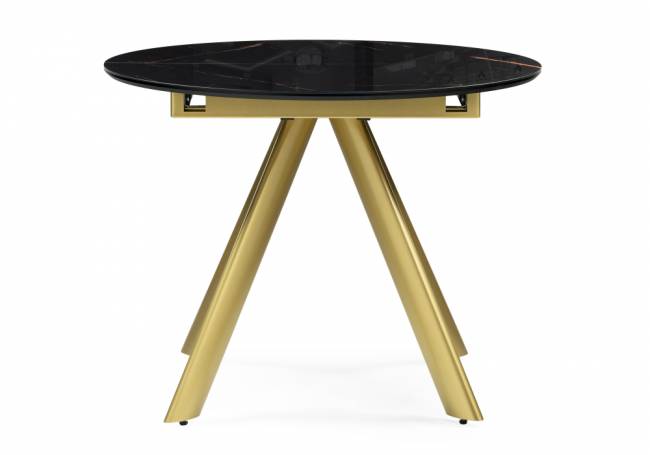 Галвестон 100х76 обсидиан / черный / золото