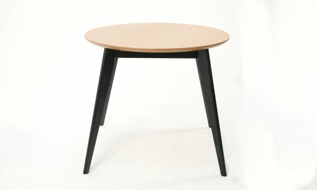 Стол Сканди К 100 чёрное дерево/натур