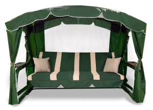 Качели садовые "Торонто Люкс Плюс", зеленые Качели садовые "Торонто Люкс Плюс", зеленые