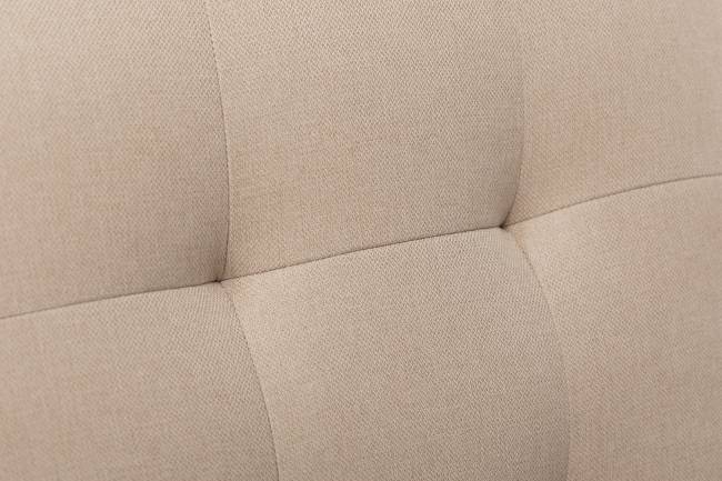 Кресло Leset Модена Орех текстура Malmo 05 (бежевый), кант Malmo 28 (коричневый)