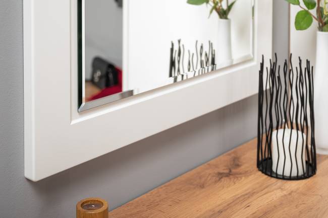 Зеркало Остин 17.03 цвет белый шагрень Зеркало Остин 17.03 цвет белый шагрень