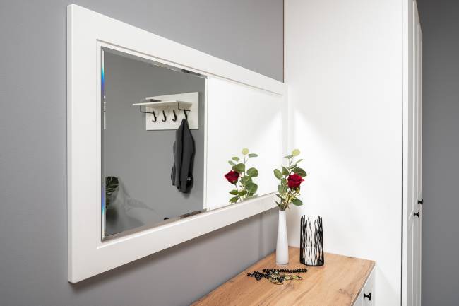 Зеркало Остин 17.03 цвет белый шагрень Зеркало Остин 17.03 цвет белый шагрень