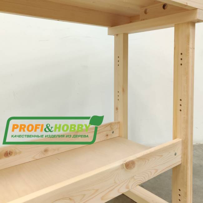 Верстак деревянный "Школьный", сосна Верстак деревянный "Школьный", сосна