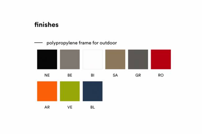 Стул пластиковый Snow красный 470х550х805 мм