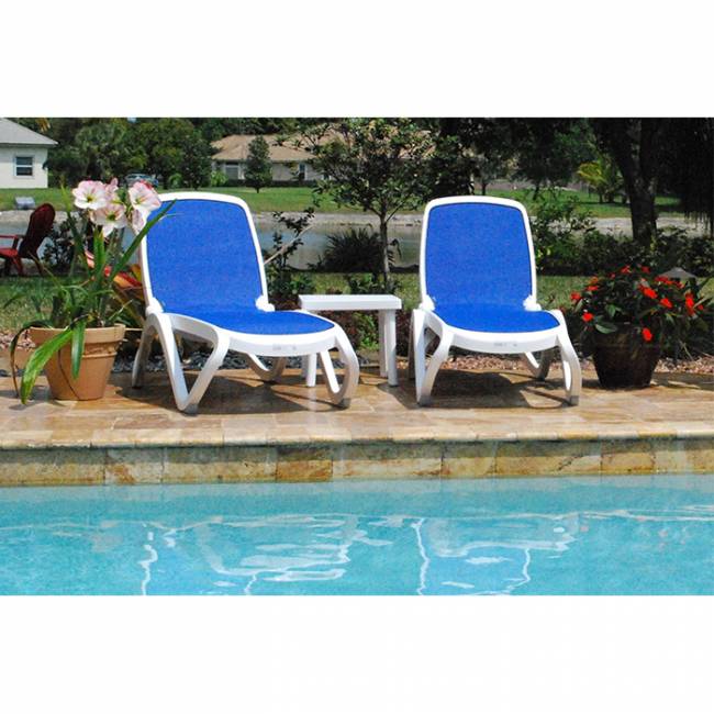 Столик пластиковый для лежака Rodi белый 460х460х400 мм Столик пластиковый для лежака Rodi белый 460х460х400 мм