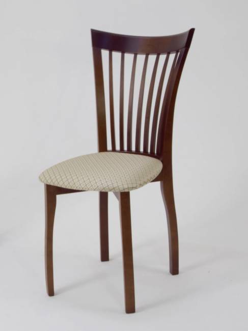 Обеденная группа стол Бизе со стульями Миранда,орех, ромб бежевый Обеденная группа стол Бизе со стульями Миранда,орех, ромб бежевый