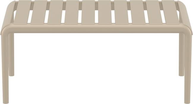 Столик пластиковый журнальный Paris Lounge Table бежевый 900х500х400 мм Столик пластиковый журнальный Paris Lounge Table бежевый 900х500х400 мм