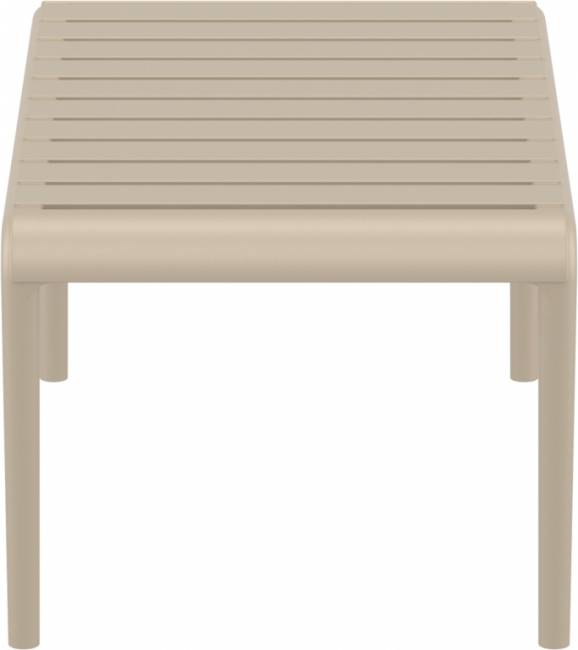 Столик пластиковый журнальный Paris Lounge Table бежевый 900х500х400 мм Столик пластиковый журнальный Paris Lounge Table бежевый 900х500х400 мм