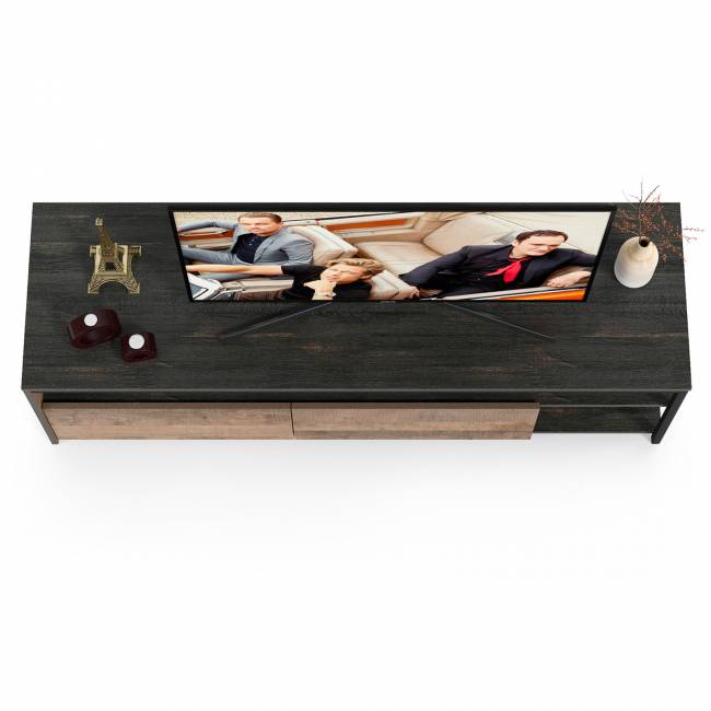 Тумба под ТВ Трувор 13.70 цвет дуб гранж песочный/интра Тумба под ТВ Трувор 13.70 цвет дуб гранж песочный/интра