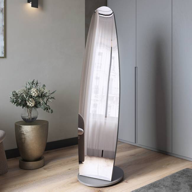 Зеркало напольное Стелла 1 графит темный  157,8 см х 40,4 см