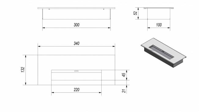Биокамин ALPHA медь