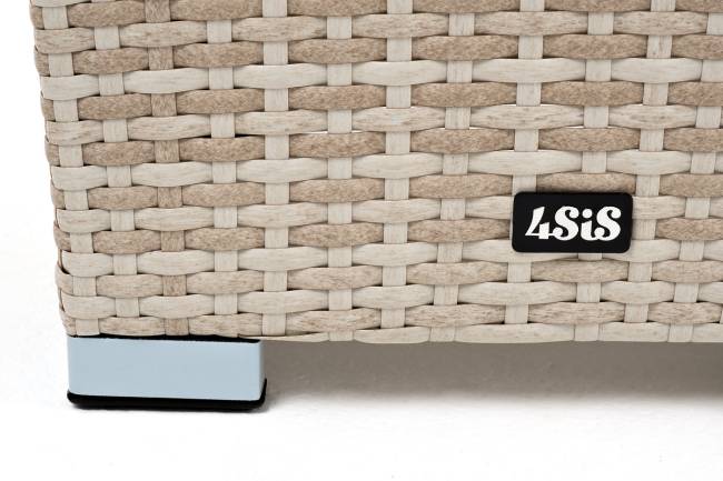 "Капучино" кашпо для цветов плетеное из искусственного ротанга, цвет бежевый "Капучино" кашпо для цветов плетеное из искусственного ротанга, цвет бежевый