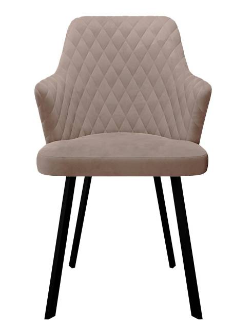 Стул DikLine 245 поворотный, К4 капучино, ножки черные