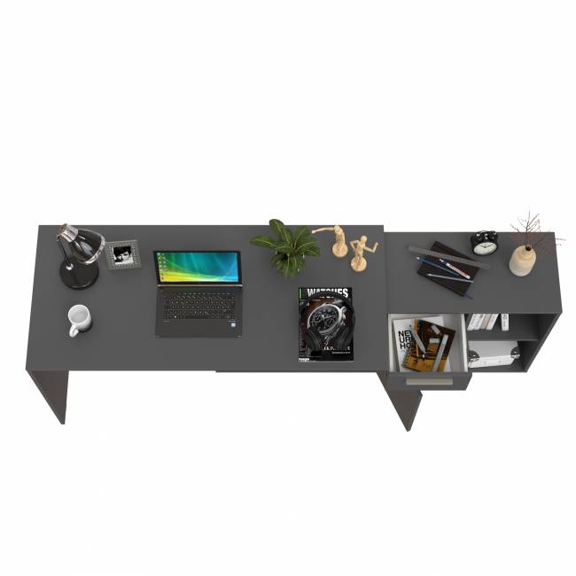 Стол-трансформер письменный Лайт 03.245.01 цвет тёмно-серый Стол-трансформер письменный Лайт 03.245.01 цвет тёмно-серый