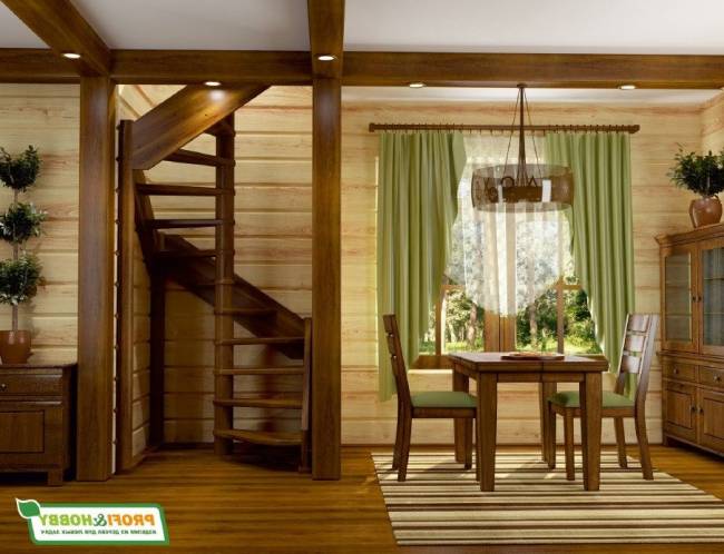 Деревянная лестница ЛС-1.2х Деревянная лестница ЛС-1.2х