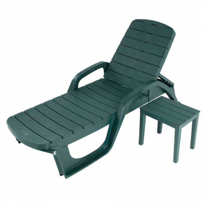 Столик к лежаку Прованс зеленый