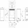 Печь DEFRO HOME VIVA 6кВт, черная сталь