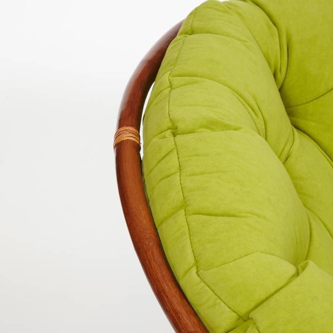 Кресло PAPASAN/ПАПАСАН 23/01 W /с подушкой/ диаметр подушки 125 см, 115х101х104 см, Pecan (орех), флок Олива, 23 Pecan (орех) Кресло PAPASAN/ПАПАСАН 23/01 W /с подушкой/ диаметр подушки 125 см, 115х101х104 см, Pecan (орех), флок Олива, 23 Pecan (орех)