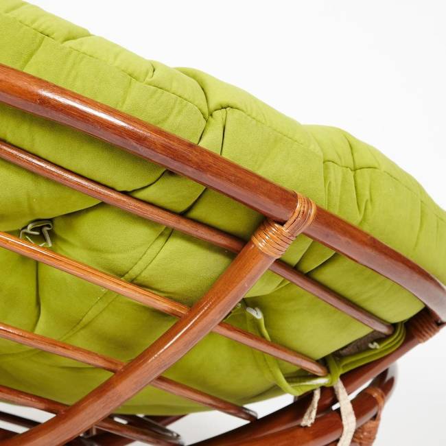 Кресло PAPASAN/ПАПАСАН 23/01 W /с подушкой/ диаметр подушки 125 см, 115х101х104 см, Pecan (орех), флок Олива, 23 Pecan (орех) Кресло PAPASAN/ПАПАСАН 23/01 W /с подушкой/ диаметр подушки 125 см, 115х101х104 см, Pecan (орех), флок Олива, 23 Pecan (орех)