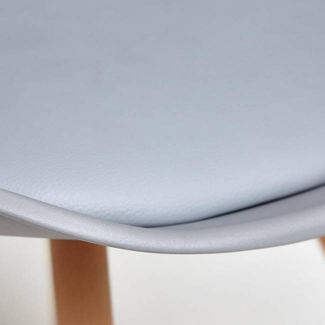 Стул TULIP (mod. 73) дерево/пластик/ПУ, 48.5*52.5*83cм, серый (Комплект из 4 шт.) серый дерево/пластик/ПУ Стул TULIP (mod. 73) дерево/пластик/ПУ, 48.5*52.5*83cм, серый (Комплект из 4 шт.) серый дерево/пластик/ПУ