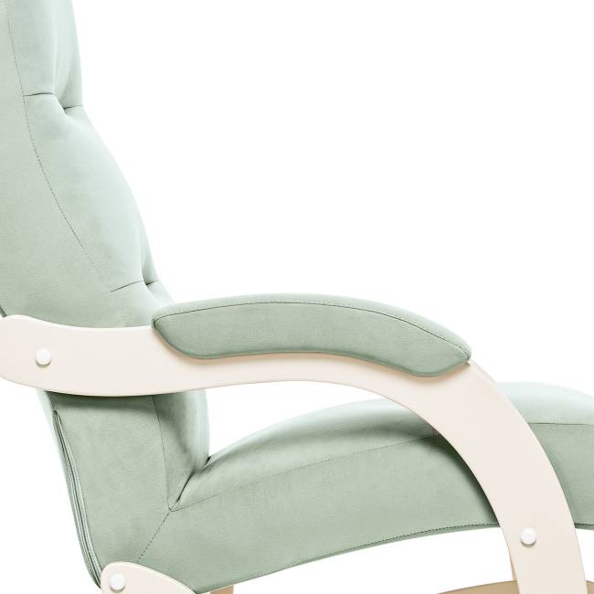 Кресло-маятник Leset Дэми Слоновая кость V14 бирюзовый