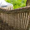 "Равенна" диван двухместный плетенный из ротанга, цвет соломенный "Равенна" диван двухместный плетенный из ротанга, цвет соломенный